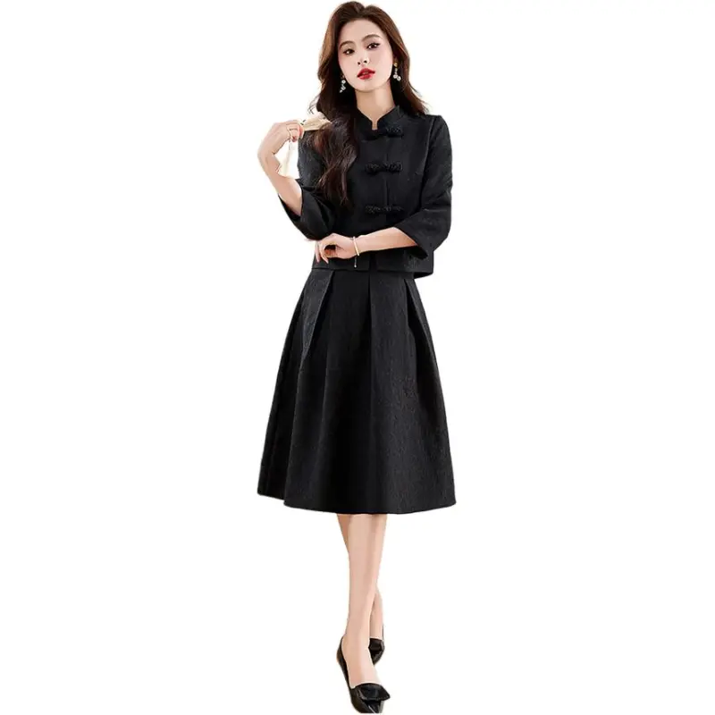 Fele.d Two Piece Skirt Sets Women's-4