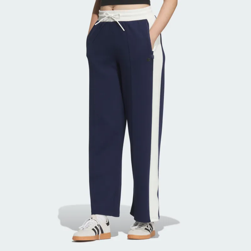 Adidas Originals RETRO Knitted Sports Pants Women's Dark Indigo-3