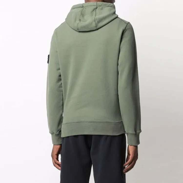 STONE ISLAND 64120 Brushed Cotton Fleece Hoodie-2