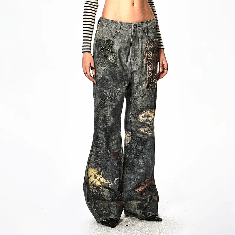 DND4DES Jeans Unisex Blue-4