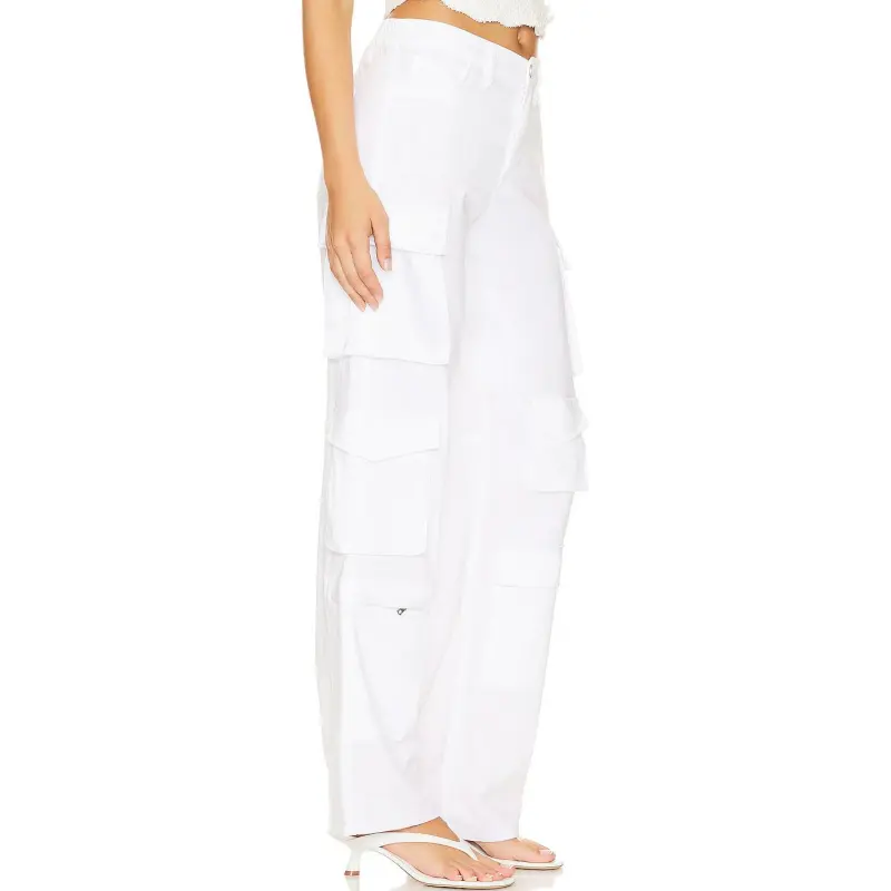 ALICE+OLIVIA Cargo Pants Women's White-3