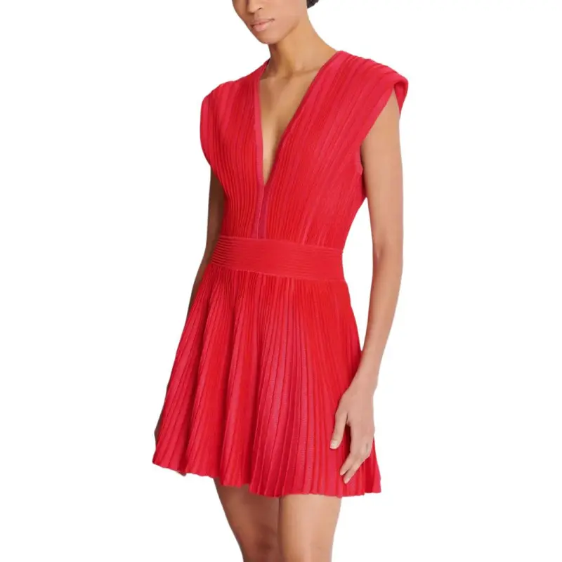 BALMAIN Raised seam Mini Dress-5