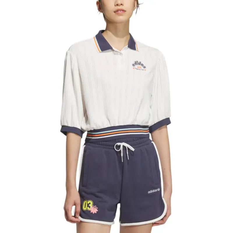 Adidas Originals RETRO Polo Shirt Women's White-1