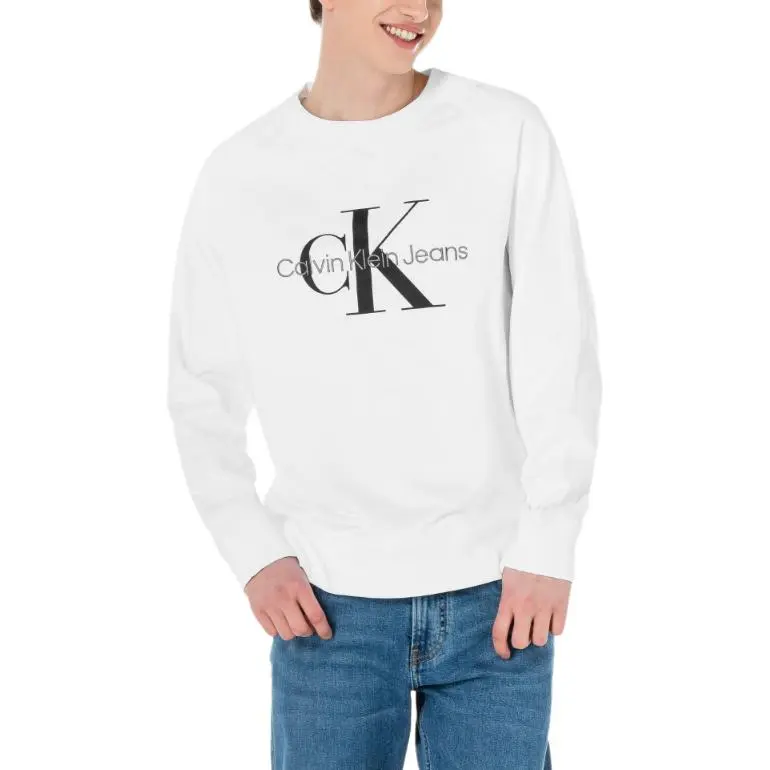 CALVIN KLEIN Sweatshirt Men's White-2