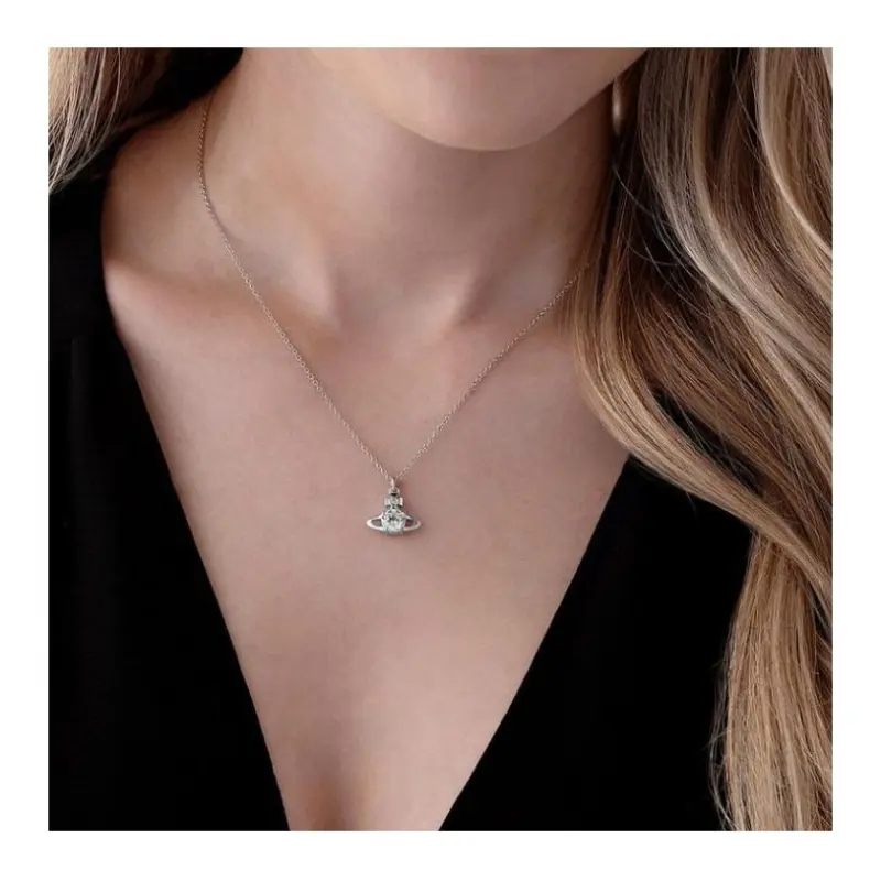 Vivienne Westwood Brass Necklaces Women's Silver-3
