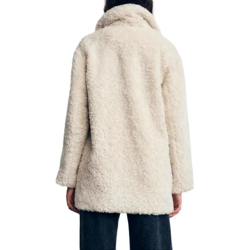 ZARA Trf Coats Women's Frosted White-4