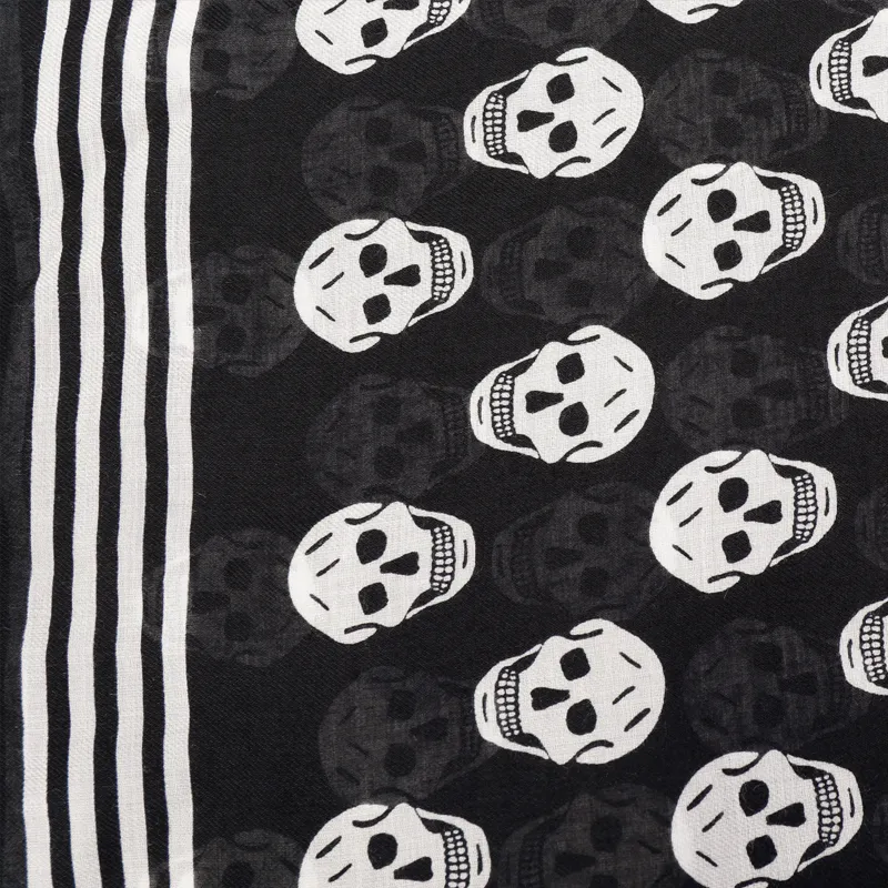 Alexander McQueen Skull Print Modal Scarf-2