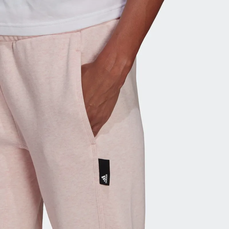 Adidas Knitted Sweatpants Women's Pink-4