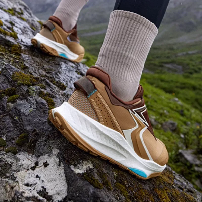 361° Military Sunset Series Cushioned Slip Resistant Water Resistant Low Top Running Shoes Men's Brown-3