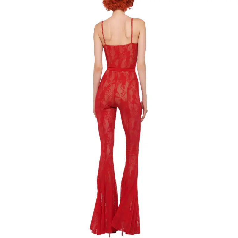 NORMA KAMALI Jumpsuit Women's Tiger Red-1