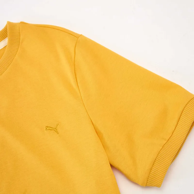 PUMA SelectCLASSICS T Shirt Women's Mustard Color 55-2