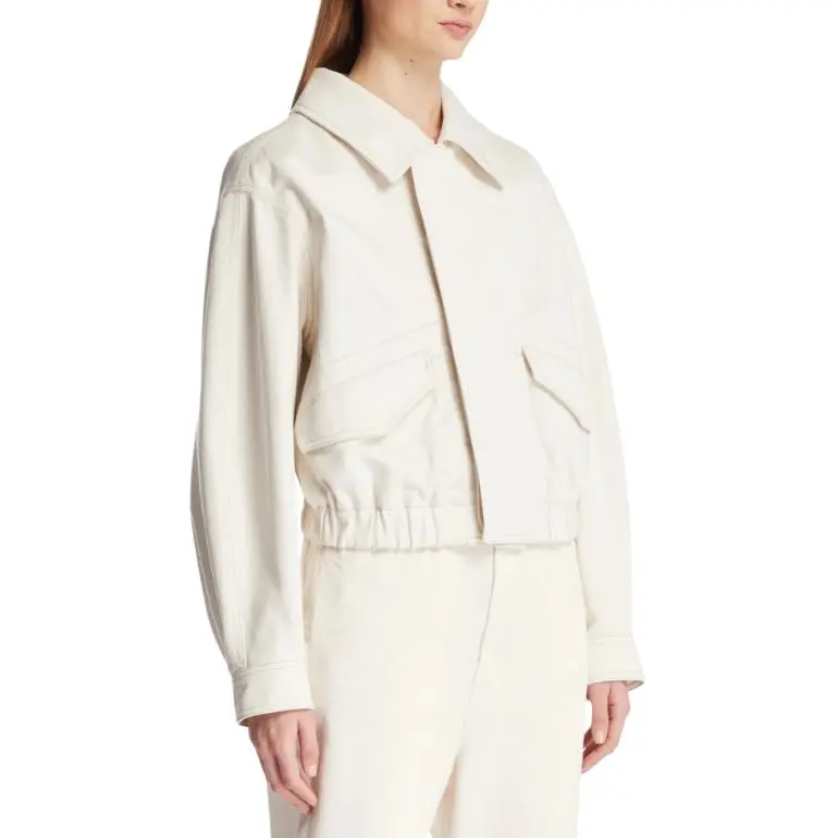 Lemaire Short Blouson 'Creamy White'-4