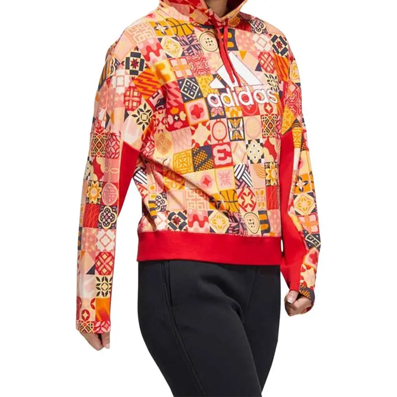 Adidas CNY Sweatshirts Women's Red-3