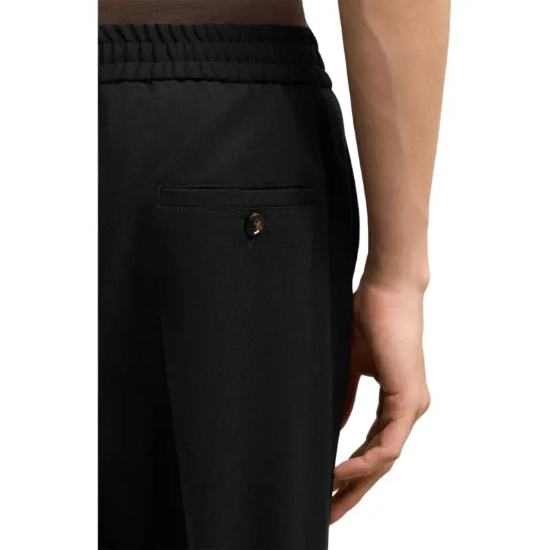 AMIPARIS Straight leg Wool Trousers-4