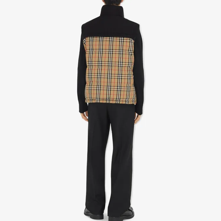 Burberry Check Panel Reversible Gilet-3