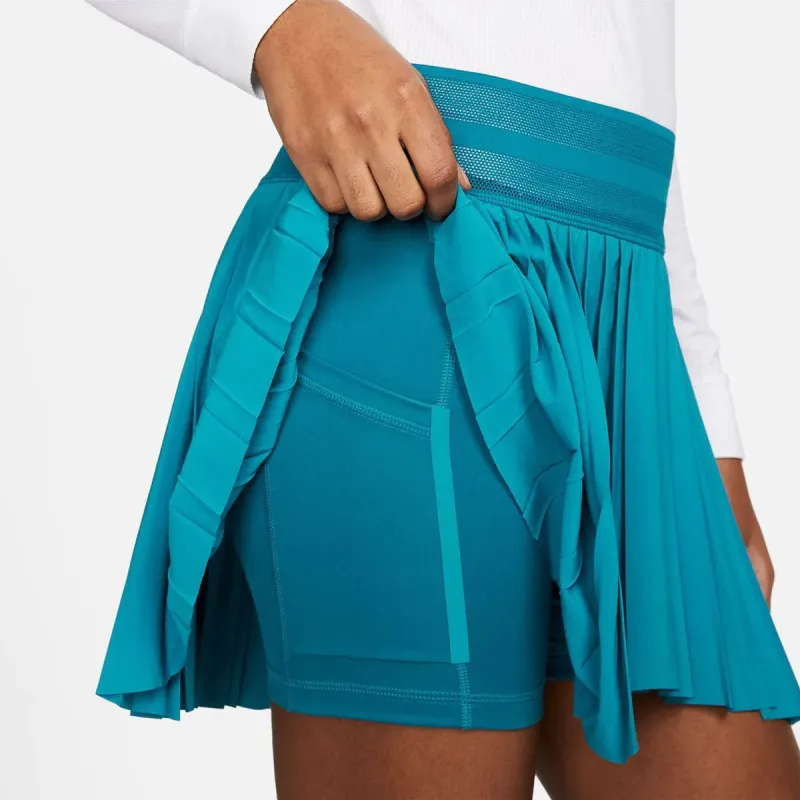 Nike Casual Short Skirts Women's Blue Green-3