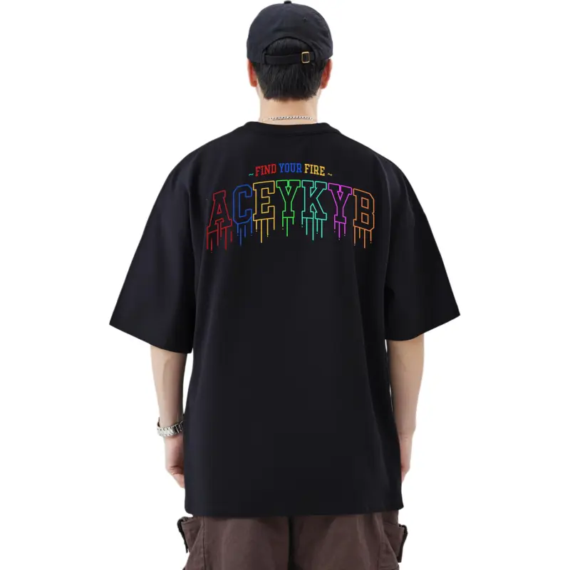 YK&YB T Shirts Unisex Black-2
