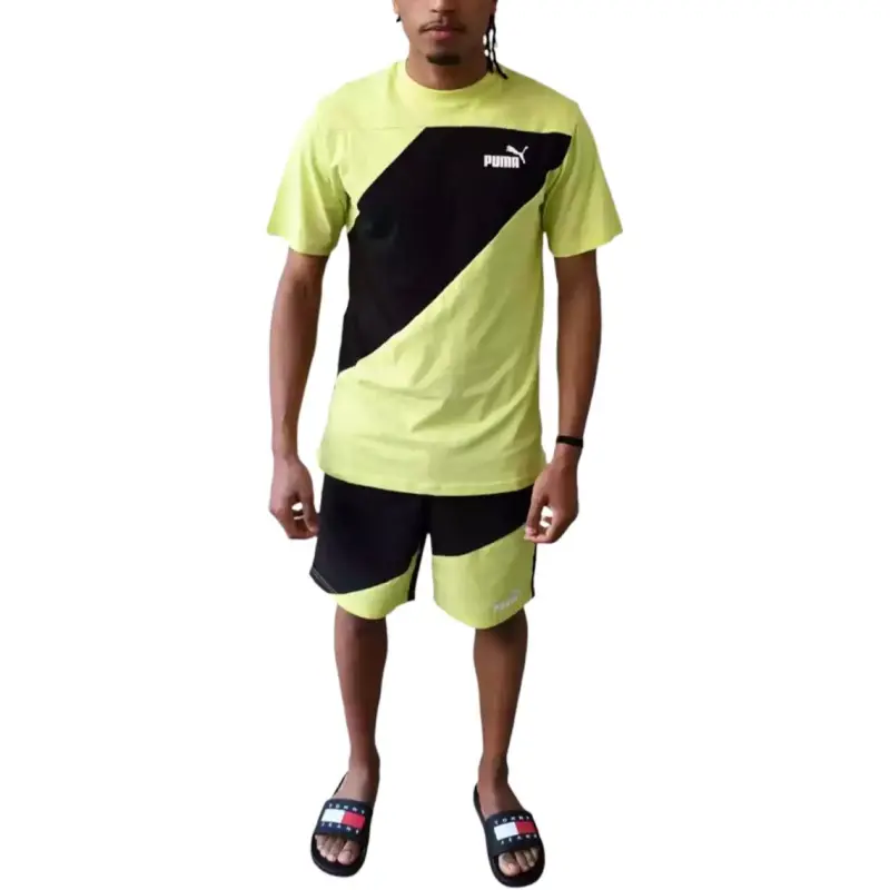 PUMA T Shirts Men Turquoise-2