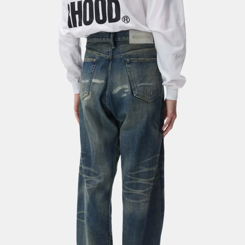 NEIGHBORHOOD Straight leg Jeans-6