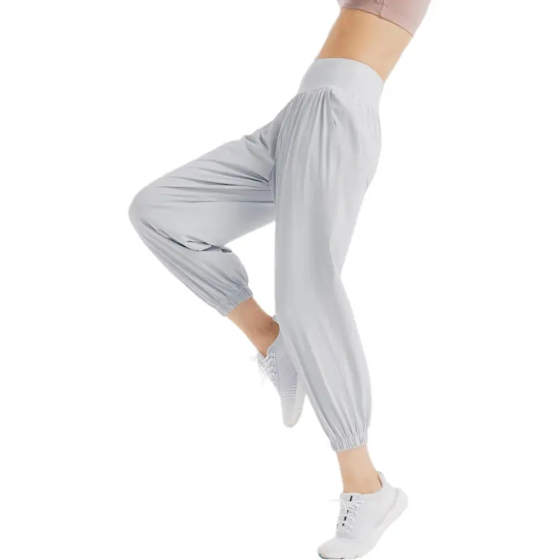 DECATHLON Athletic Trousers Women's Silver Gray-2