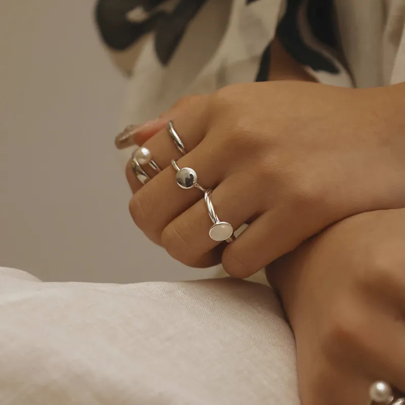 Sundanese S925 Silver Rings Women's-2