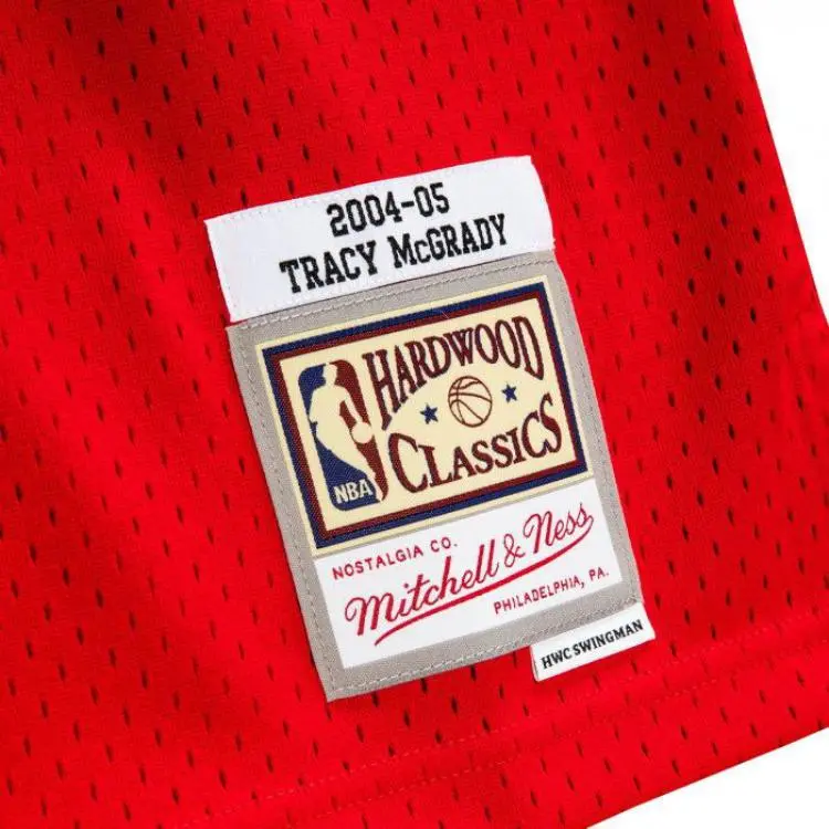 Mitchell & Ness Basketball Jersey Men's Red-3