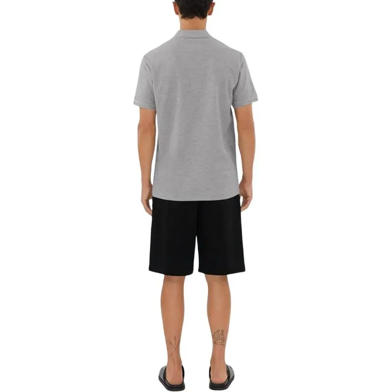 Burberry Polo Shirts Men Gray-2