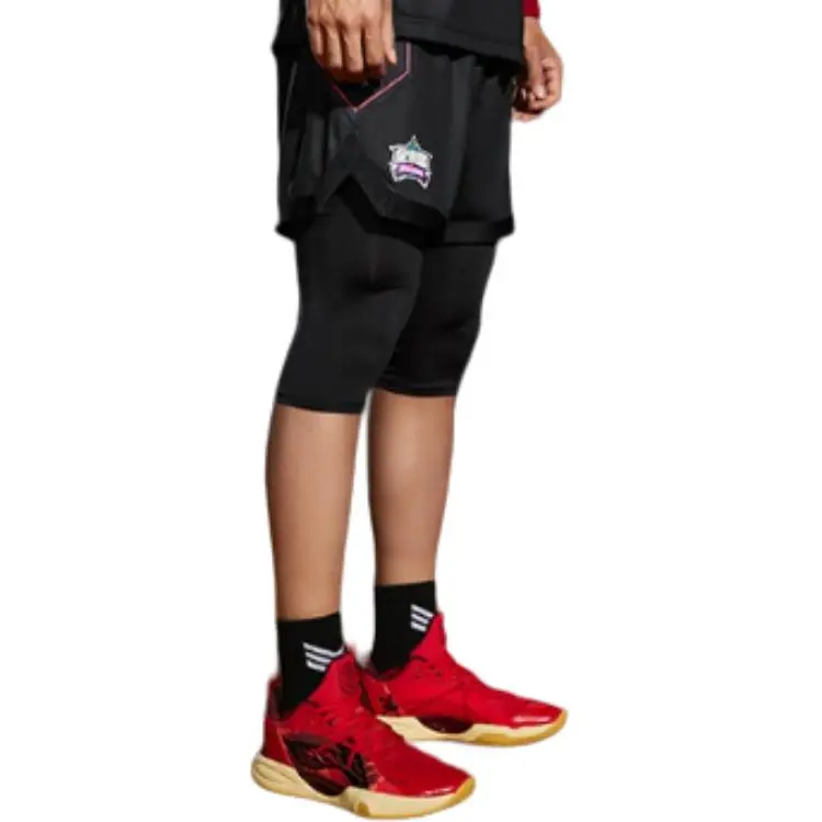 LiNing CBA Collection Professional Basketball Collection Basketball Shorts Men's Black-2