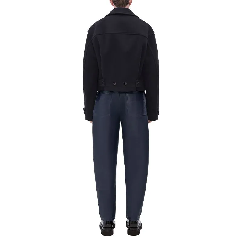 Bottega Veneta FW22 Jackets Coats Men's Midnight Blue-2