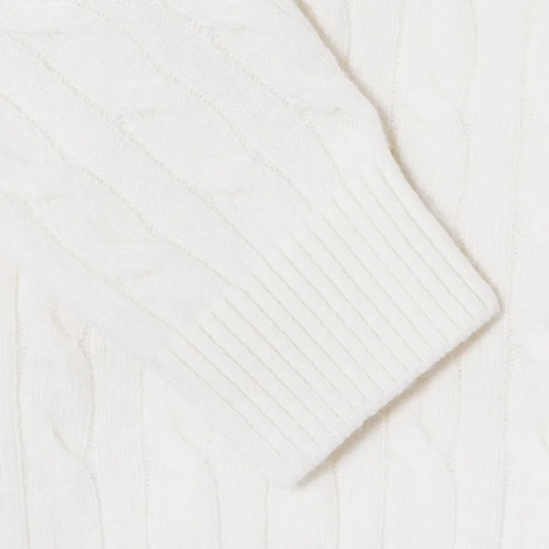 LACOSTE Sweater Men's Cream White-4
