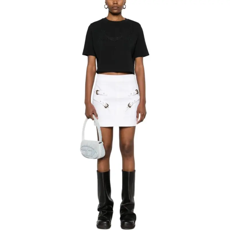 VERSACE JEANS COUTURE Denim Mini Skirt-1