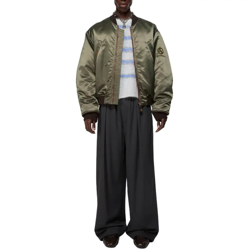 Acne Studios Down Zipped Bomber Jacket-1