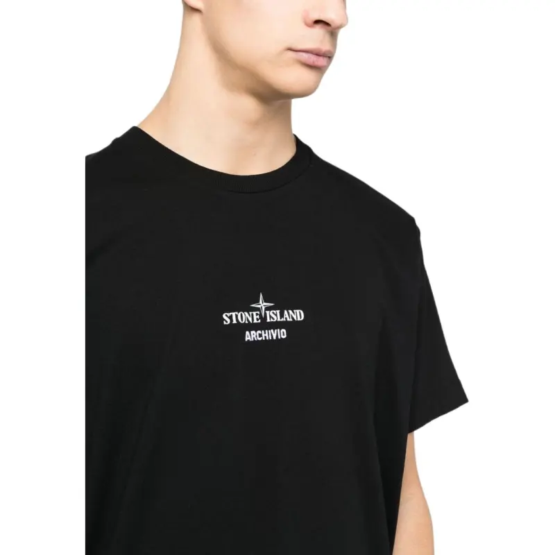 STONE ISLAND Graphic-print T-shirt-4