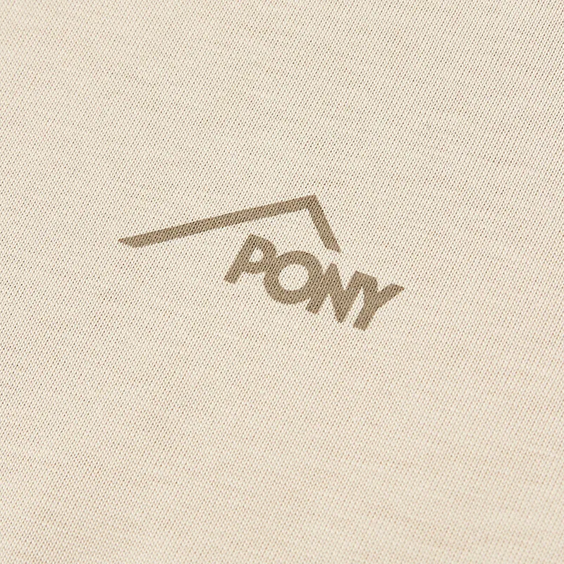 Pony T Shirts Men Tea Brown-4