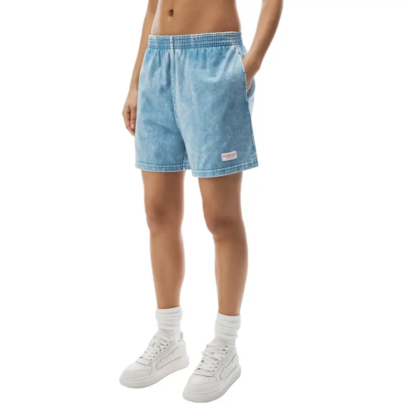 Alexander Wang Bodywear Series Casual Shorts Unisex Blue-2