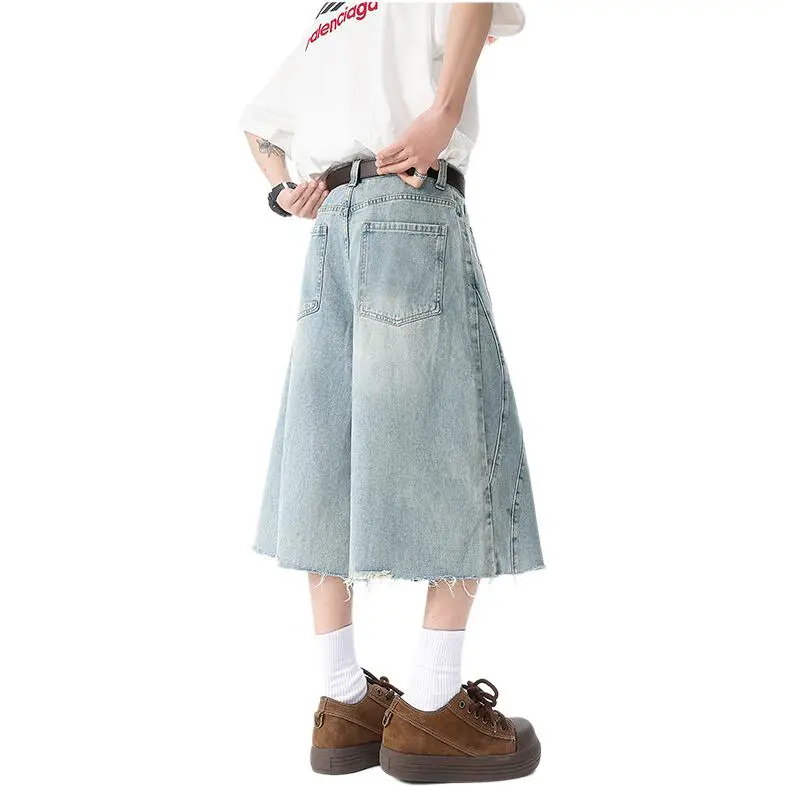 Concubine Zhu Denim Shorts Men's-1