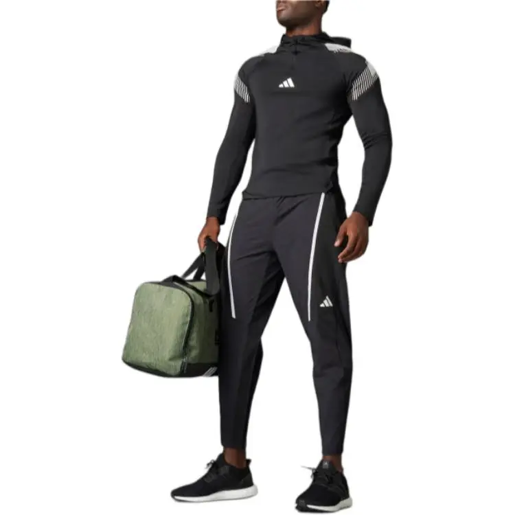 Adidas Free Shipping With AdiClub Pro Series Quarter Zip Hooded Track Jacket-2