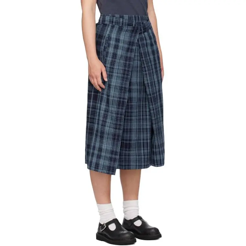 MacyMccoy Casual Long Skirts Women's Blue-2