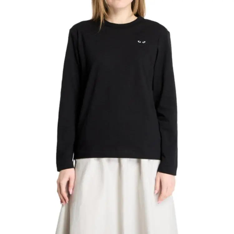 CDG Play T Shirts Men Black-2