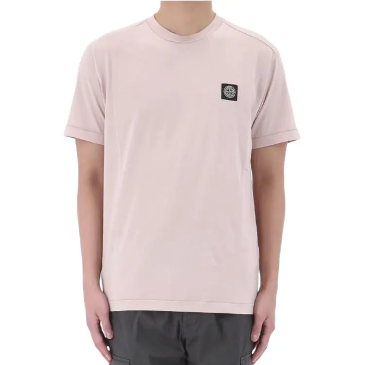 STONE ISLAND Logo Patch Crewneck T Shirt-3