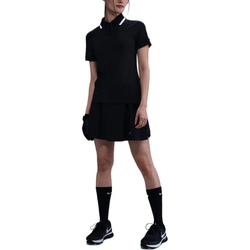 Nike Clothing Polo Shirts Women's Black-1