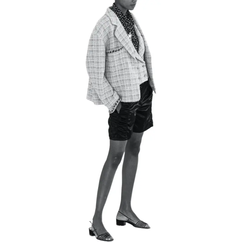 CHANEL Jackets Women's Pink/Green-3