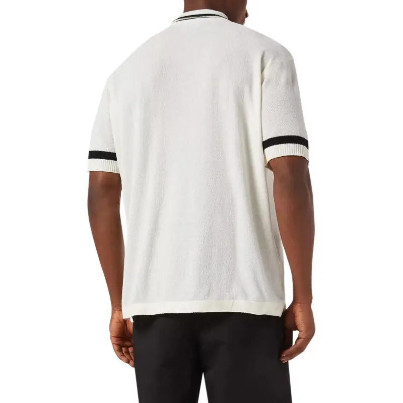 Blue Sky Inn Logo embroidered Knitted Polo Shirt-4