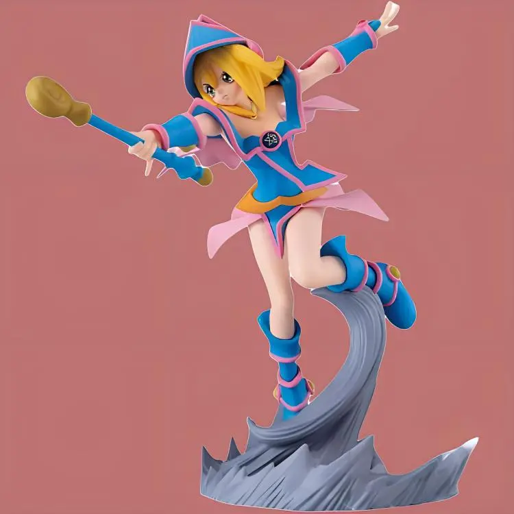 BANDAI Glass Factory, Yu Gi Oh!, Battle Light Scenery, Dark Magician Girlish Bonus Gifts 13cm-3