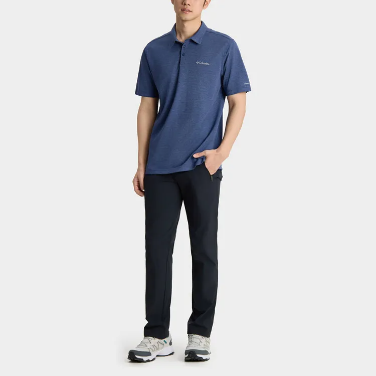 Columbia Polo Shirts Men Blue-1
