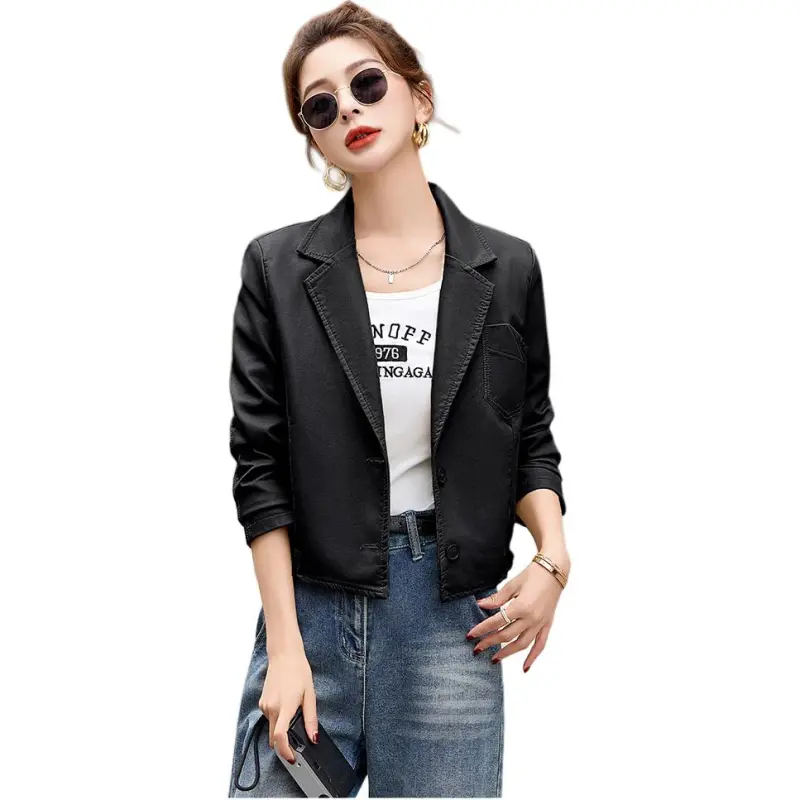 Fele.d Leather Jackets Women's-9