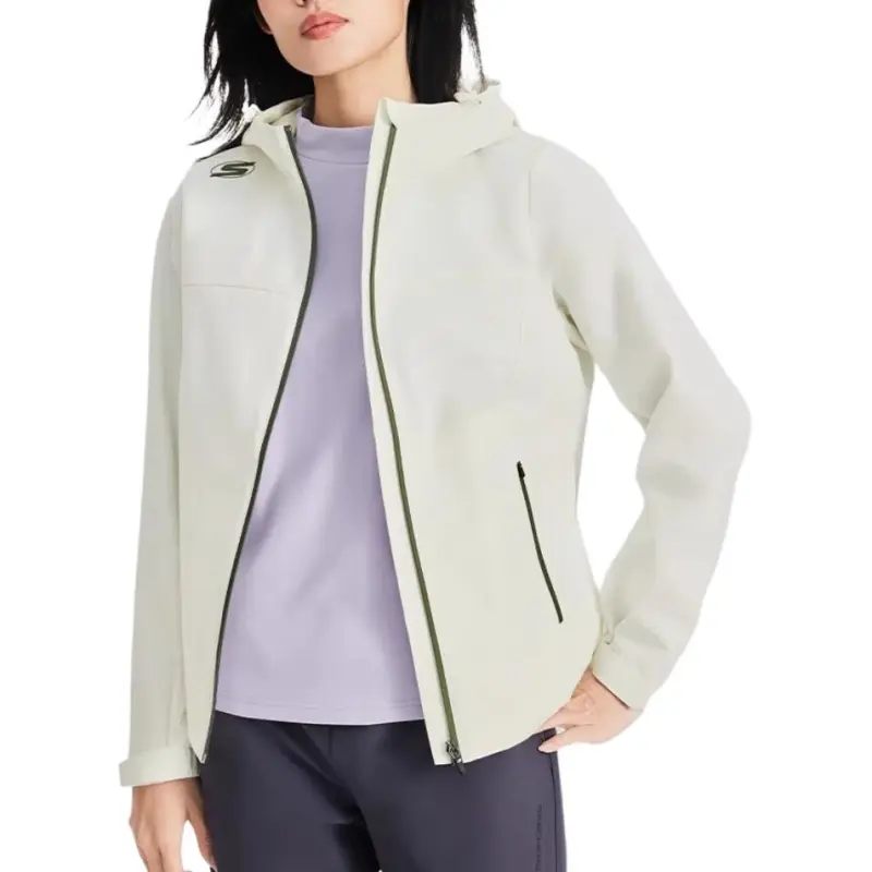 Skechers Basic Sports Series Jacket Women's Marshmallow White-2