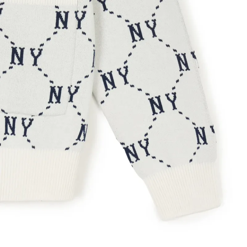 MLB Knitwear Unisex Cream-2