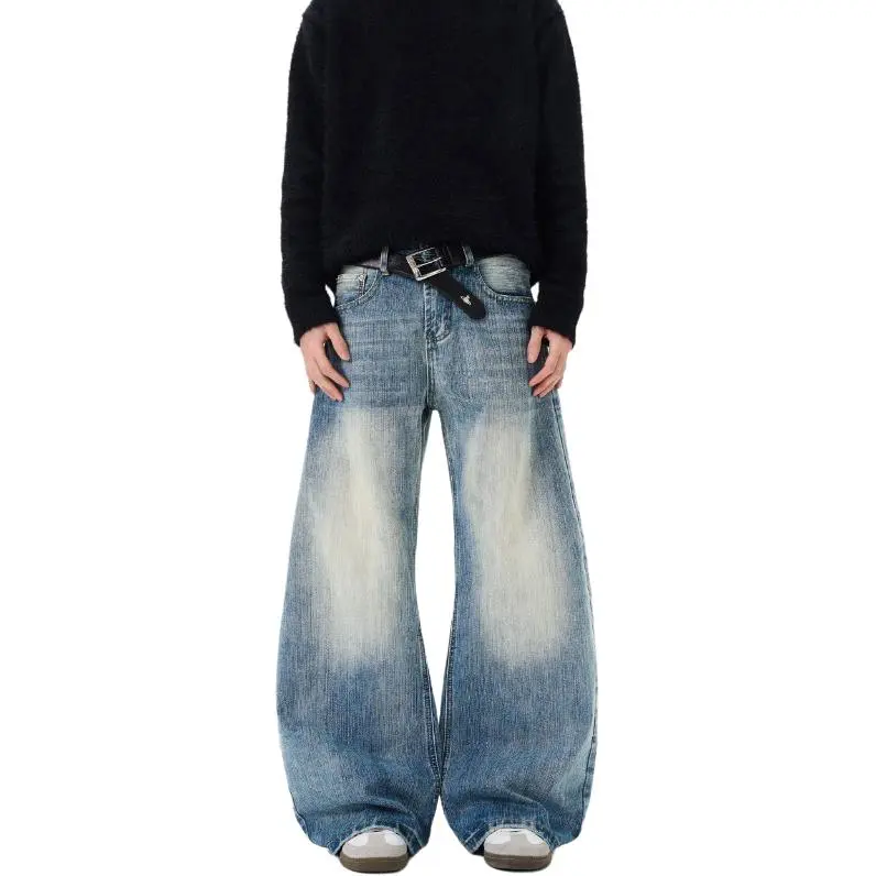 FOMOCE Jeans Unisex Blue-4