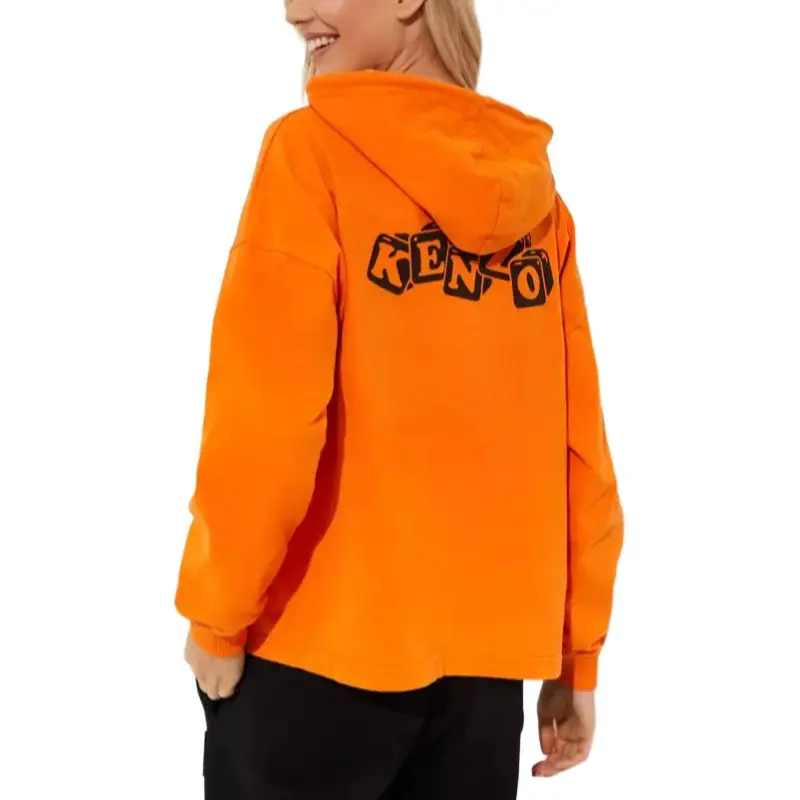 KENZO Sweatshirt Women's Orange-4